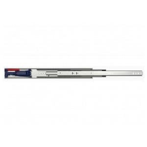 Knape and Vogt Full Extension Soft-Close Ball Bearing Drawer Slide 8850 Series, Unhanded Side Mount Zinc Bulk-Pack