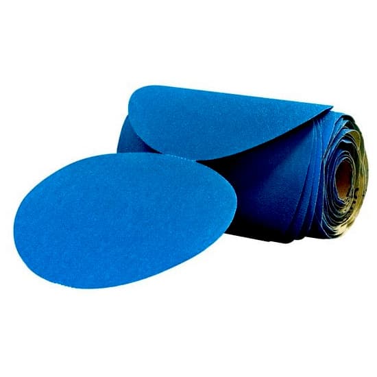 3M 5" No Hole PSA Aluminum Oxide C-Weight Paper 321U Sanding Discs