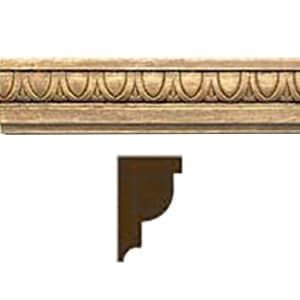 Fluted Embossed Wood Molding, Omega National