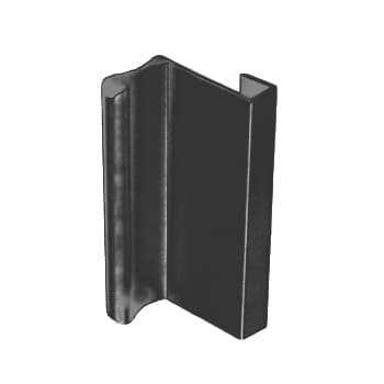 EPCO GP 2-3/4" (70 mm) Length Satin Black Stick-On Pull, GP15-BL