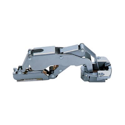 Sugatsune Self-Close 1-1/8" Overlay Face-Frame;Frameless Thick Door Hinge Satin Chrome, 90° Screw-On - H160-C34/28