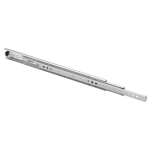 Fulterer USA, Inc. 20 in Full extension Side mount 100 lb Ball Bearing Drawer Slide, Zinc, 400705