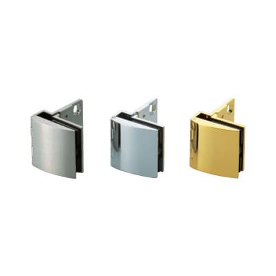 Sugatsune Half Overlay Glass Door Hinge without Catch Chrome GH-456N-CR