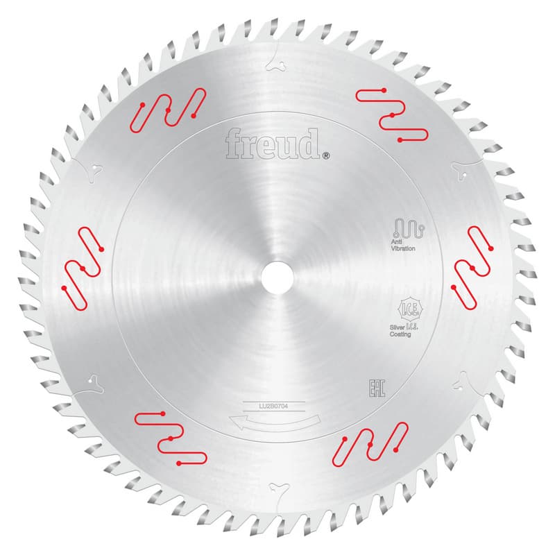 Freud 10" Diameter with 5/8" Arbor 60 Tooth ATB Ripping / Crosscut Saw Blade, LU2B0704