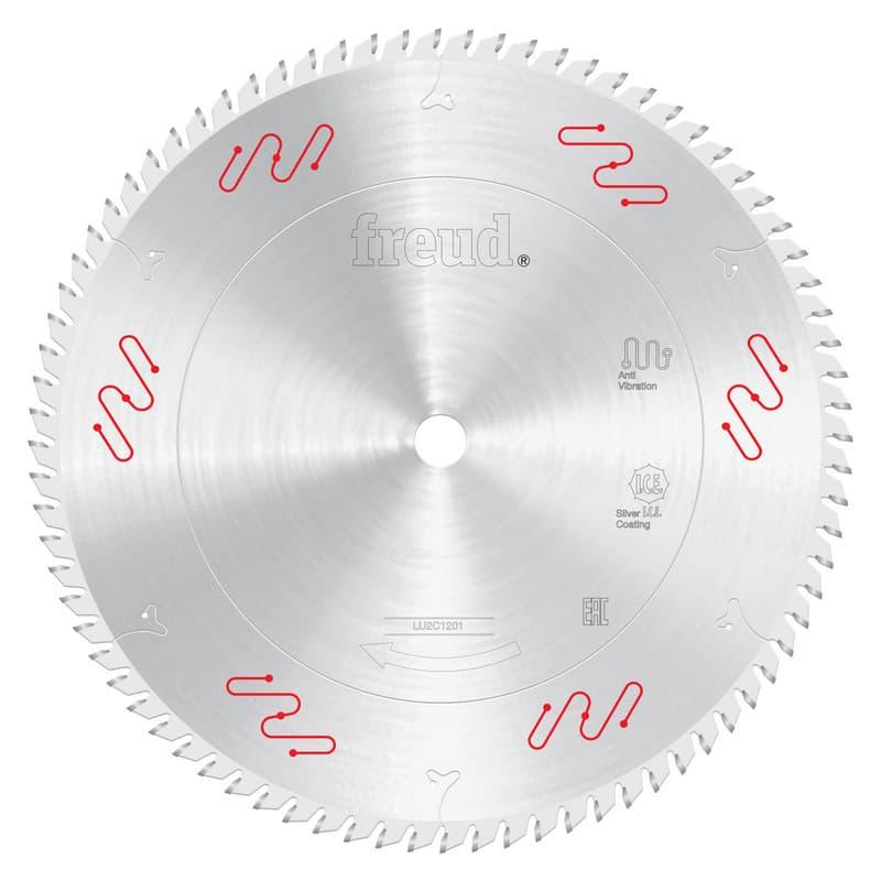 Freud 10" Diameter with 5/8" Arbor 80 Tooth ATB Ripping / Crosscut Saw Blade, LU2C1201