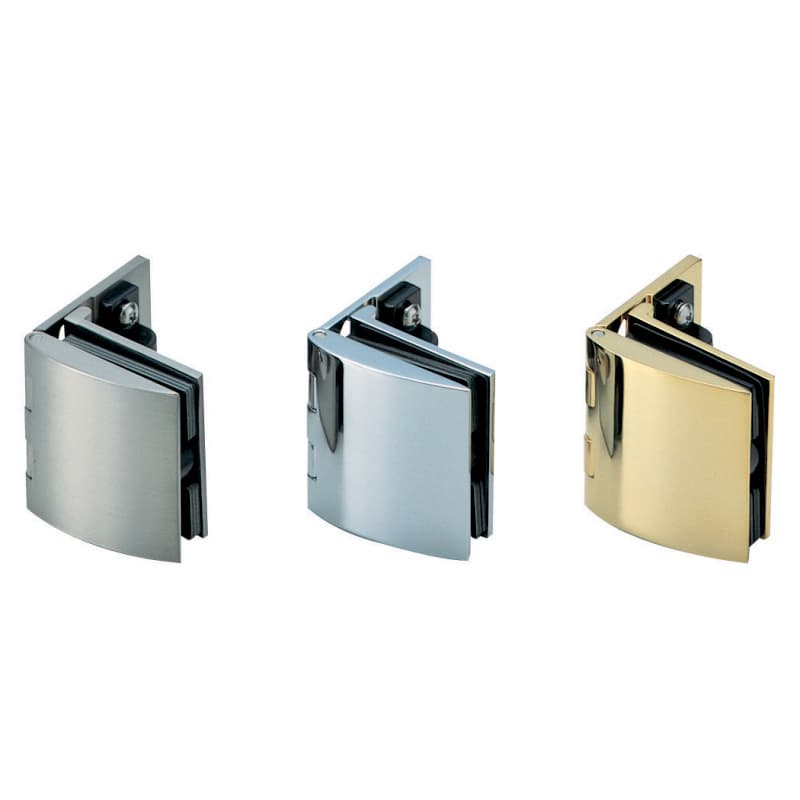 Sugatsune Inset Glass Door Hinge with Catch Chrome GH-450-CR