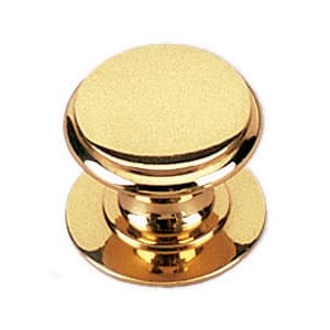 Sugatsune SY 5/8" (16 mm) Diameter Polished BrassKnob, SY-16/PB