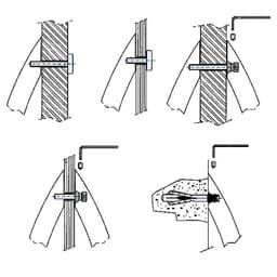 Mounting Kit for DSI Door Handles Kit for DSI-4400-30 - Sugatsune DKIT-4/30-2