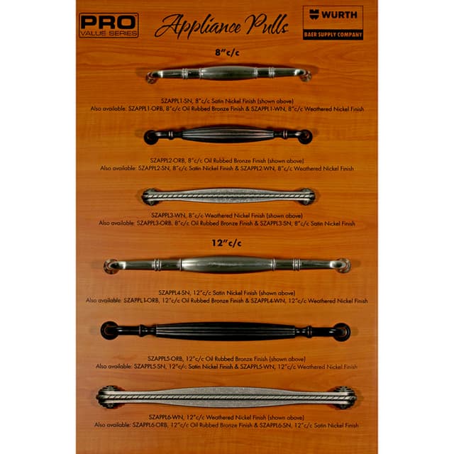 Berenson, APPL6-WN Appliance Pulls
