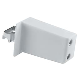 Medium Duty, 290 lb Rated Closet Brackets & Rails Screw-On or Dowel Suspension Brackets, No Cover Caps Required - Camar 822-01-DX
