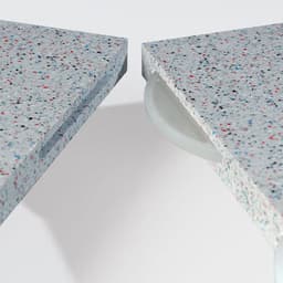 60mm x 23mm Translucent Solid Surface Joining Plate, Box of 250