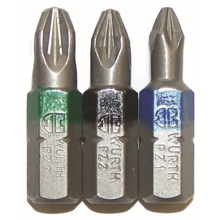 #3 x 1"  Pozidriv Insert Bit