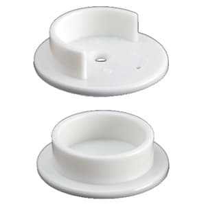 Bainbridge 1-3/8"  Closed Round Flange, Almond, 1323AL-42 WHOLE