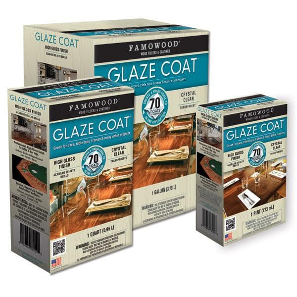 2 Part High Gloss Glaze Coat, 1 Gallon