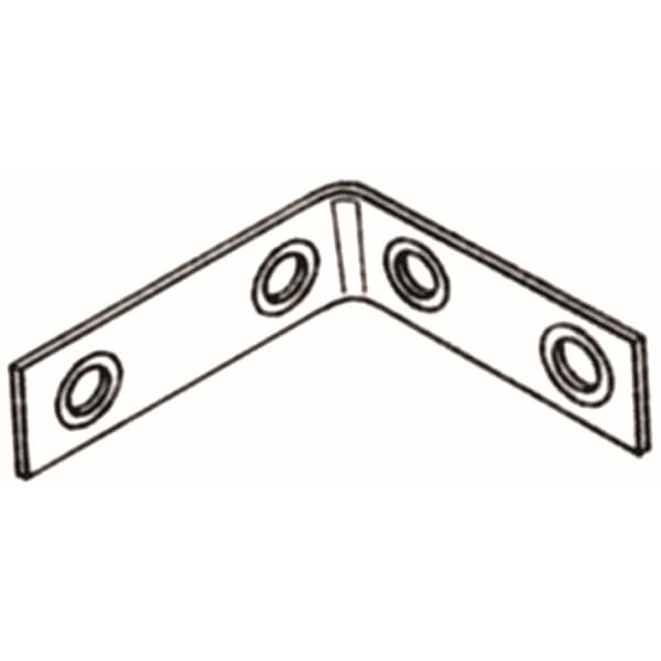 Corner Braces Horizontal Corner Irons 2"L x 5/8"D
