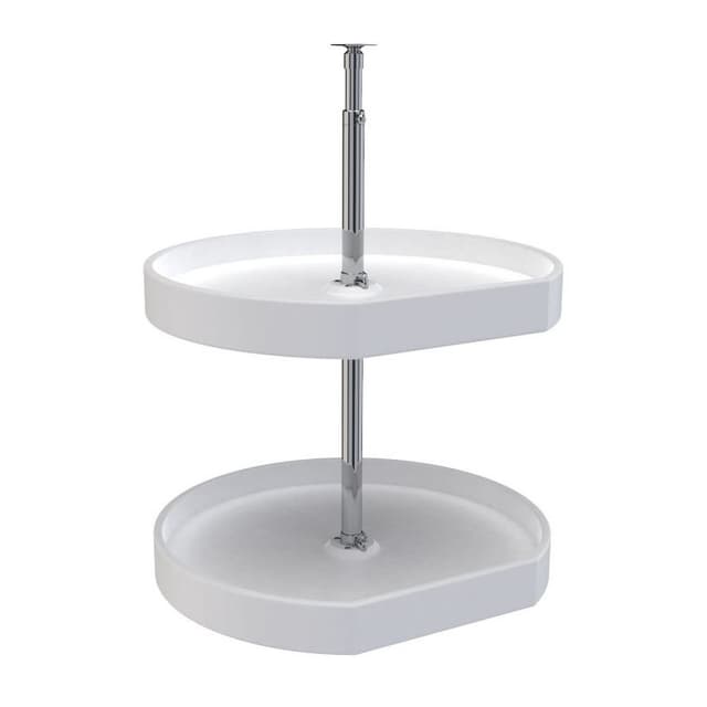 7001 Series Polymer D-Shape Lazy Susan Shelf Only, Rev-A-Shelf