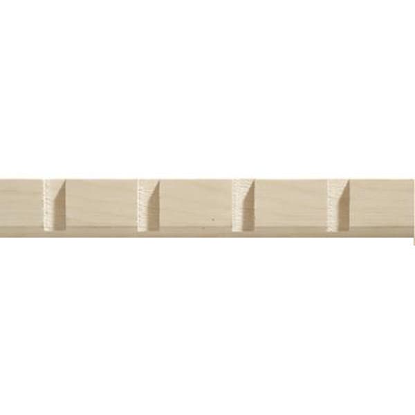 Cove Moldings Dentil Style, 8' Unfinished Cherry