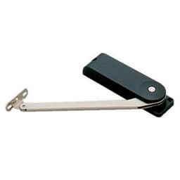 OVN Soft Close Door Mechanism for Over-The-Top Flipper Door, Black/Nickel