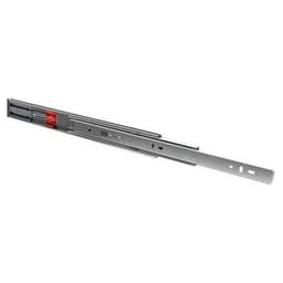 Fulterer 22" Full Extension Soft-Close Ball Bearing Drawer Slide, Unhanded Side Mount Zinc  - 75087