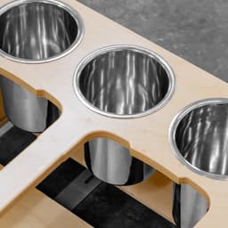 Century Components 1.25 quart Trash Can, - SSCN1.25