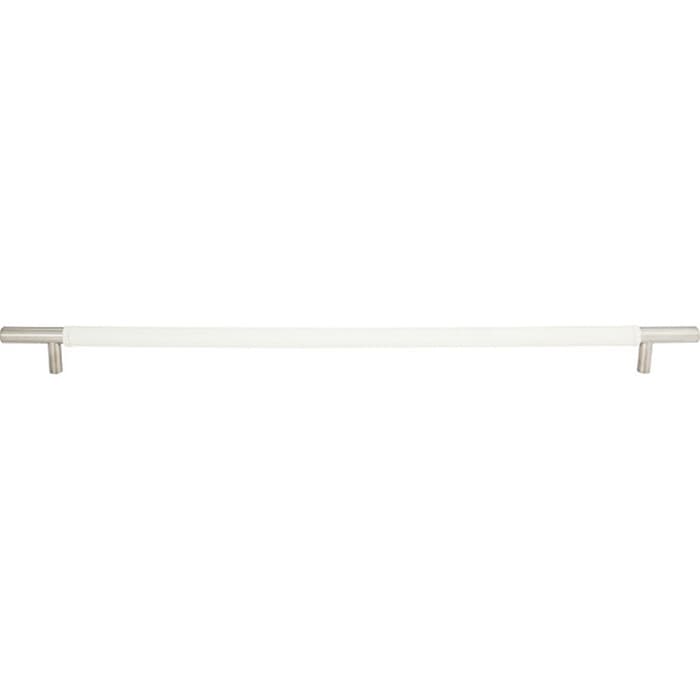 Top Knobs Zanzibar Series Brushed Nickel 17" (432 mm) Center to Center Appliance Pull, -AP05-WT-BRN