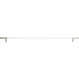 Top Knobs Zanzibar Series Brushed Nickel 17" (432 mm) Center to Center Appliance Pull, -AP05-WT-BRN