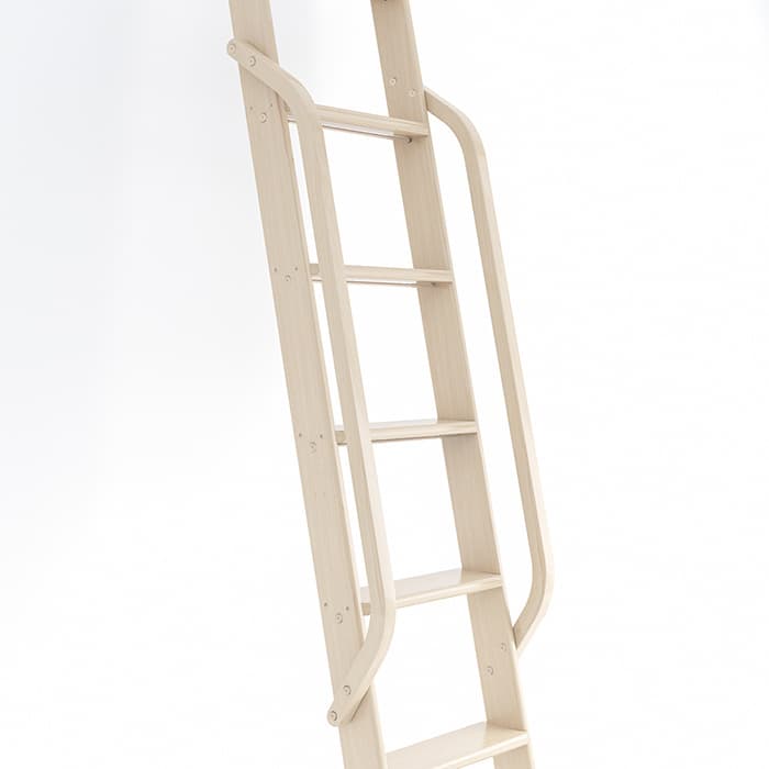 47" Wooden Handrail with Satin Nickel Bolt, Clear Coat Finish, Maple, QG.6309.MA.02-P