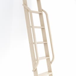 47" Wooden Handrail with Satin Nickel Bolt, Clear Coat Finish, Maple, QG.6309.MA.02-P