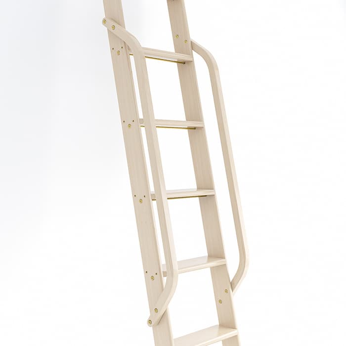 47" Wooden Handrail with Satin Brass Bolt, Unfinished, Maple, QG.6309.MA.06B