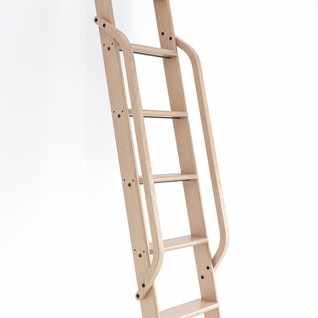 Handrails, Red Oak Wood, Quiet Glide