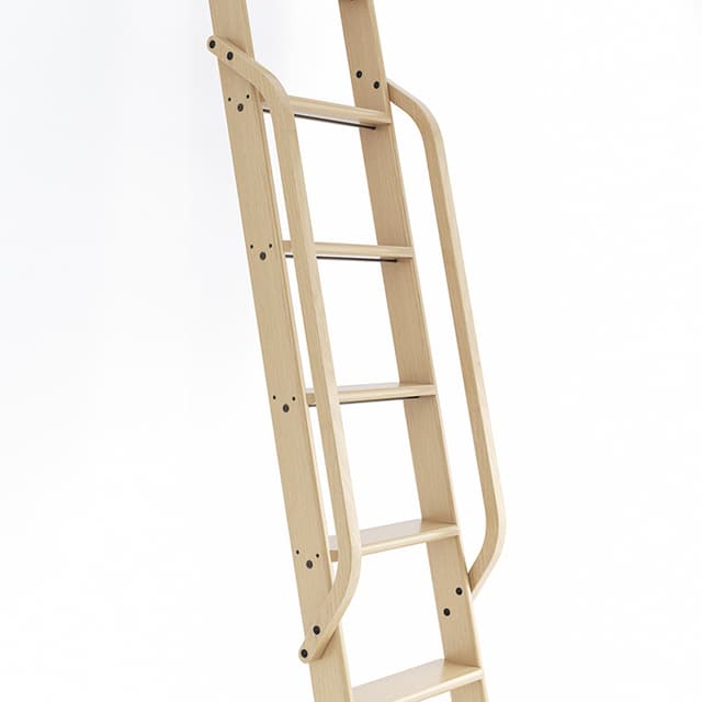 Handrails, White Oak Wood, Quiet Glide