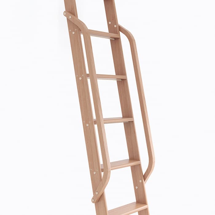 47" Wooden Handrail with Satin Nickel Bolt, Clear Coat Finish, Cherry, QG.6309.CH.02-P