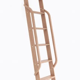47" Wooden Handrail with Satin Nickel Bolt, Clear Coat Finish, Cherry, QG.6309.CH.02-P