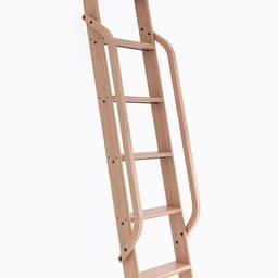47" Wooden Handrail with Black Bolt, Unfinished, Cherry, QG.6309.CH.08