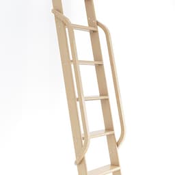 47" Wooden Handrail with Satin Nickel Bolt, Clear Coat Finish, Hickory, QG.6309.HC.02-P