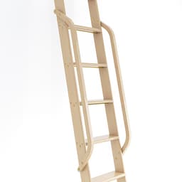 47" Wooden Handrail with Satin Brass Bolt, Clear Coat Finish, Hickory, QG.6309.HC.06B-P