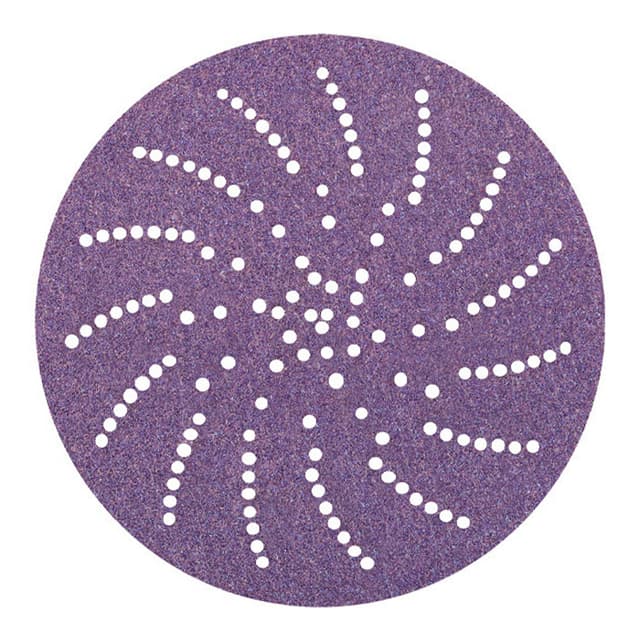 3M 5" Multi-Hole Hook and Loop Ceramic Grain C-Weight Paper Cubitron II Sanding Discs