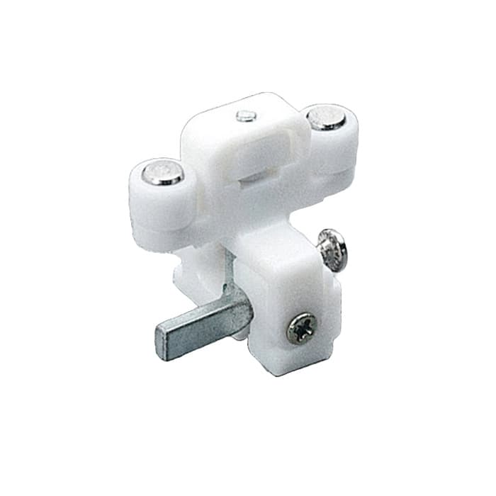 Sliding Door Block for Bi-Fold Hinge, White, F1PXAY