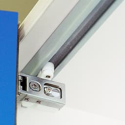 Bi-Fold Door Track, White