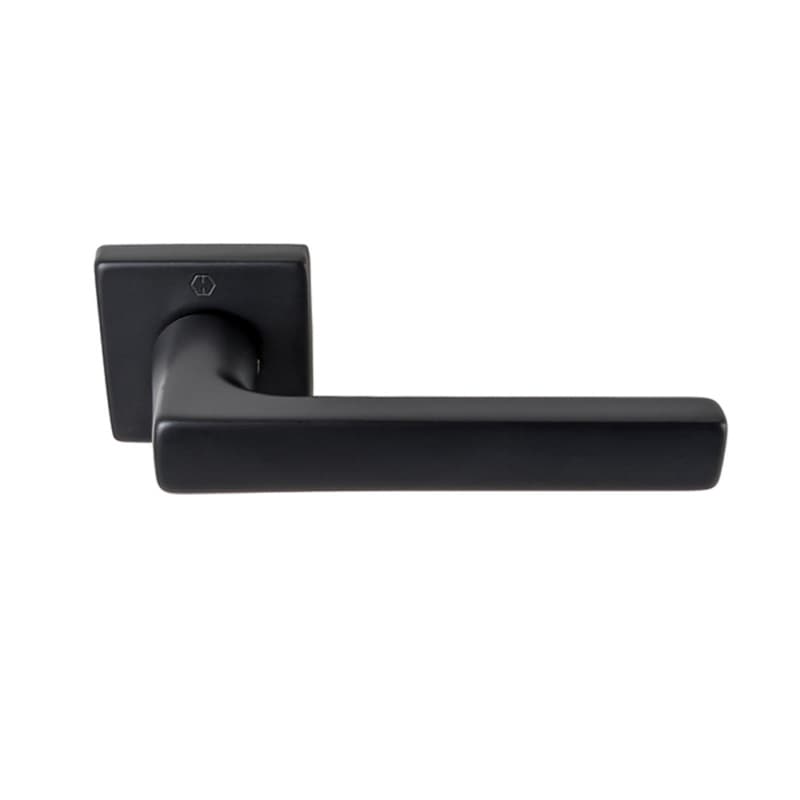 Peter Meier Dallas Door Handle Set, Matte Black Designed for 1.375" Door, H1510-35-BLK