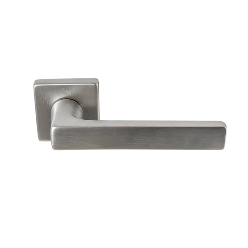 Peter Meier Dallas Door Handle Set, Satin Nickel Designed for 1.75" Door, H1510-45-SNI
