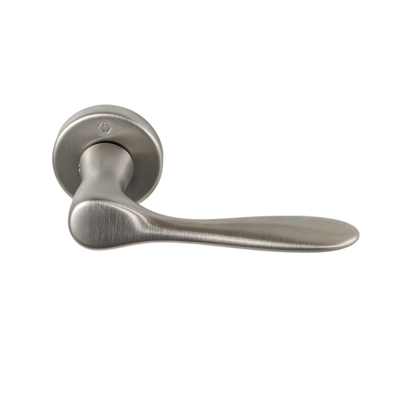 Peter Meier New Orleans Door Handle Set, Satin Nickel Designed for 1.375" Door, H1513-35-SNI
