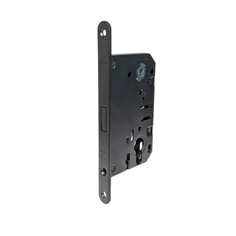 Magnetic Door Lock Kit, Cylinder Type, Matte Black, ML50-CY-BLK