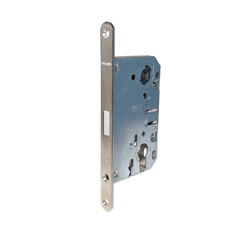 Magnetic Door Lock Kit, Cylinder Type, Satin Nickel Stainless, ML50-CY-SNK