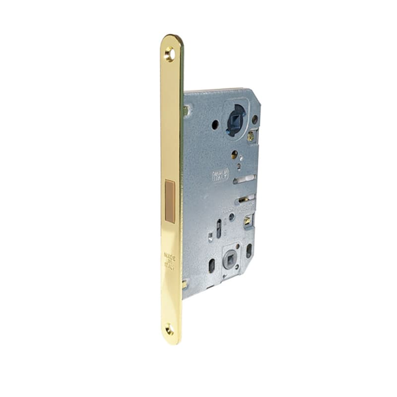 Magnetic Door Lock Kit, Passage, Bathroom Type, Polished Brass, ML50-WC-BR