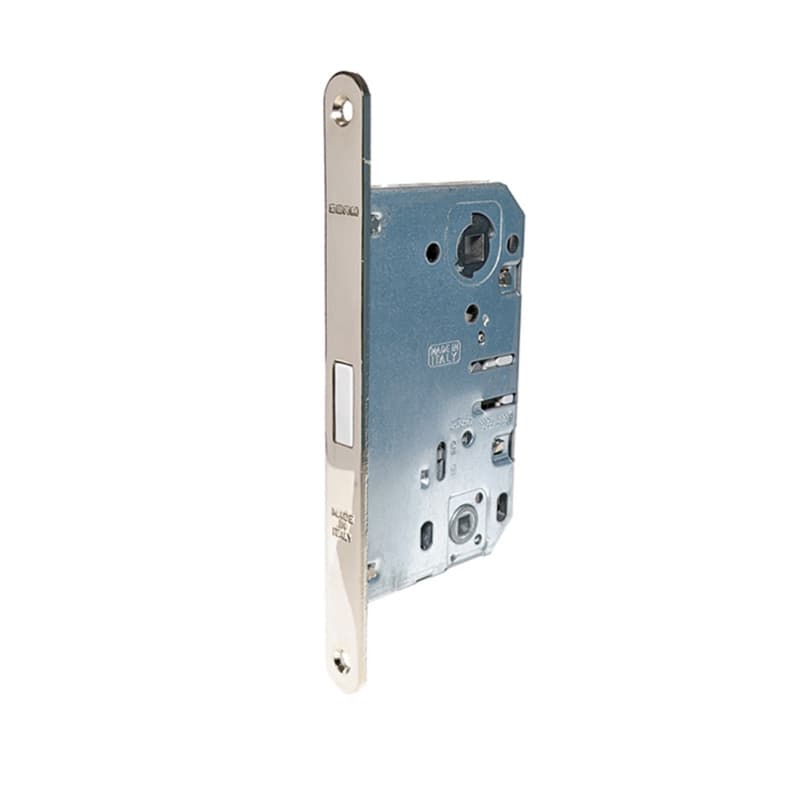 Magnetic Door Lock Kit, Passage, Bathroom Type, Polished Nickel, ML50-WC-NK
