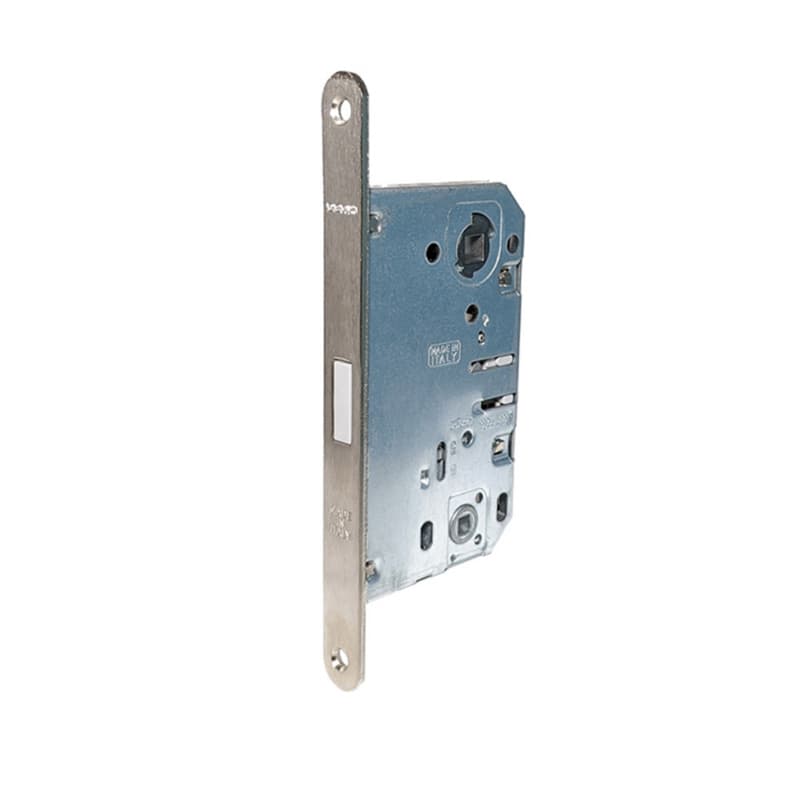 Magnetic Door Lock Kit, Passage, Bathroom Type, Satin Nickel Stainless, ML50-WC-SNK