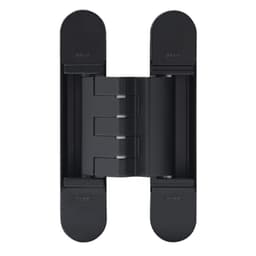 3D Invisible Hinge, Model 1418, Matte Black Painted 150mm x 30mm