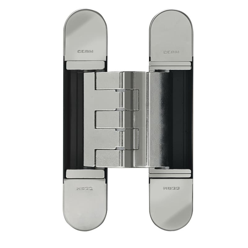 3D Invisible Hinge, Model 1418, Nickel Plated 150mm x 30mm