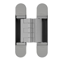 3D Invisible Hinge, Model 1418, Silver Painted 150mm x 30mm